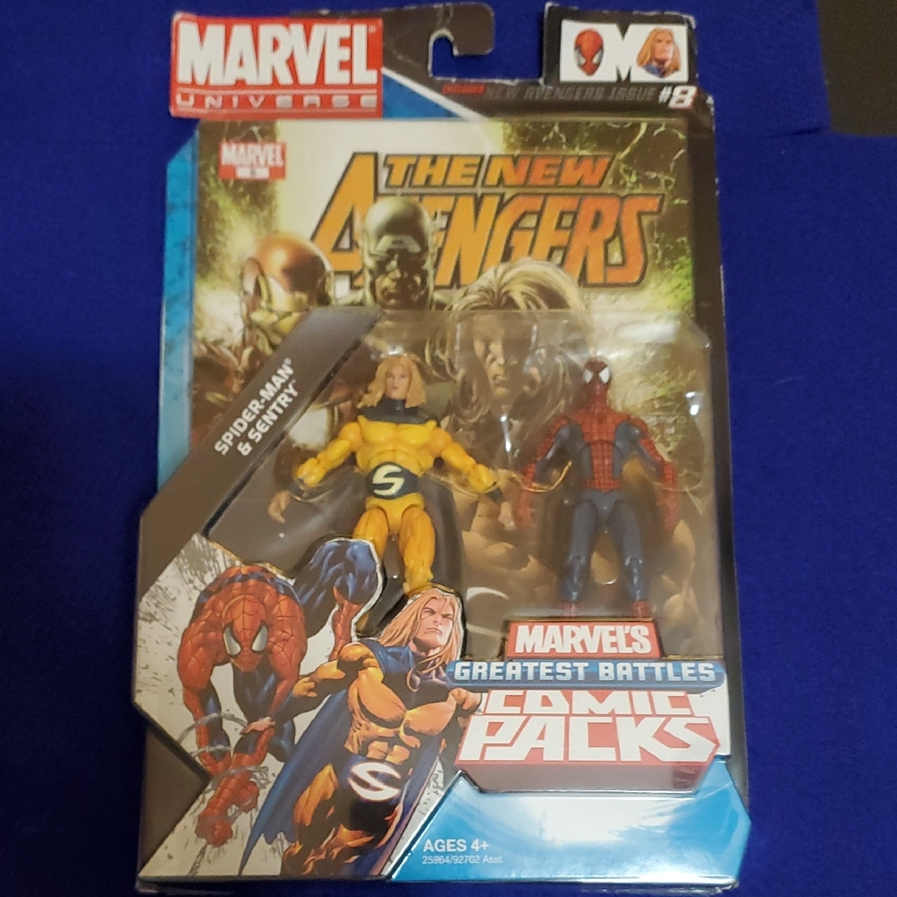 Marvel Comic Pack - Spider-Man & Sentry Figures